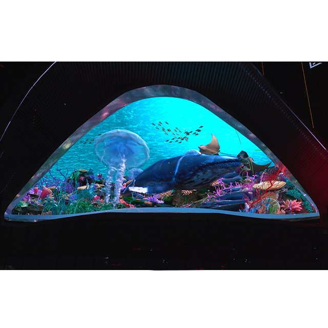 wholesale price led screens for outdoor wall P8 panel led advertising digital display Full Color UHD square column led display