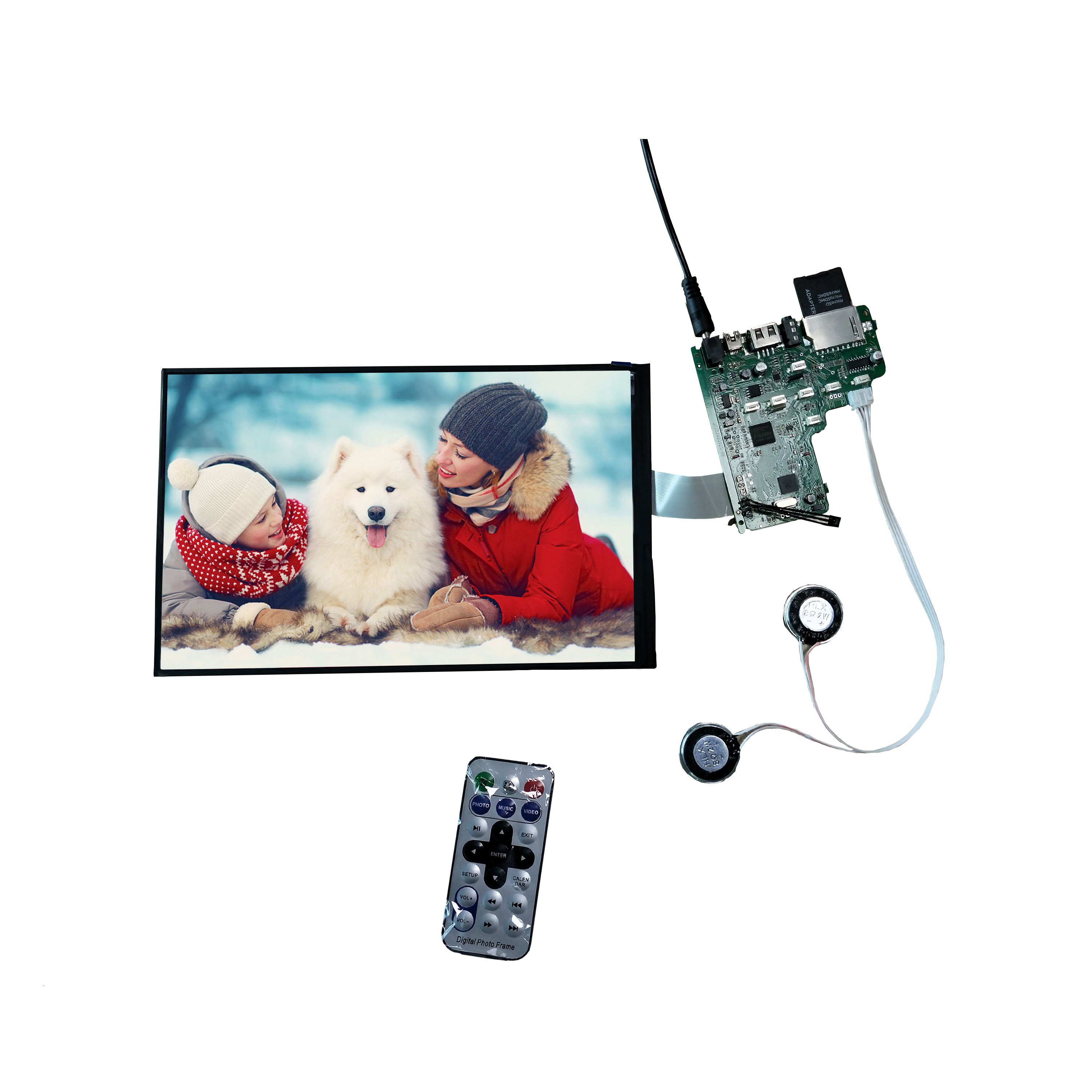 10 inch advertising screen display indoor IPS Screen and board functions can be designed advertising players
