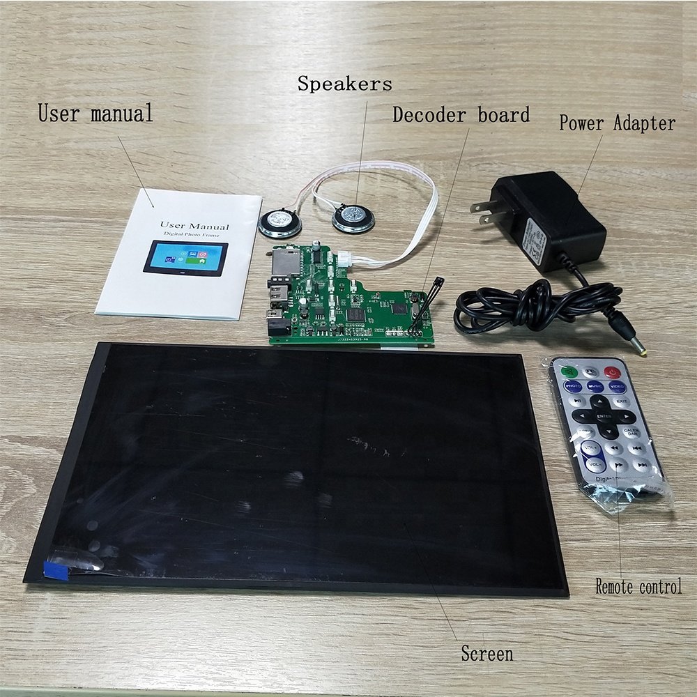 10 inch advertising screen display indoor IPS Screen and board functions can be designed advertising players