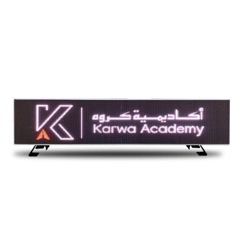 P3P2.5 Taxi top Advertising LED Screen Message Display Waterproof Outdoor Programmable Scrolling Car Roof LED Display