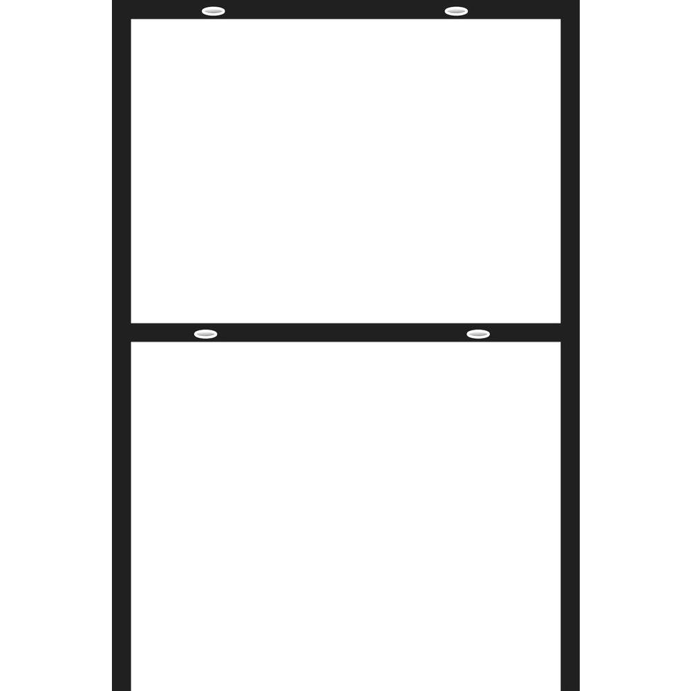 Outdoor pavement sign board use bulk price Factory Directly Black Powder Coating Advertising A Frame Sidewalk Sign Frame For Ads