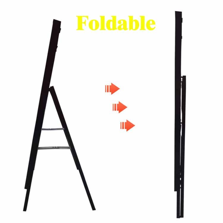 A1 A2 LED Backlit Poster Pavement advertising Frame stand Ads Flyers Restaurant Bright Light portable A Frame Display Signage