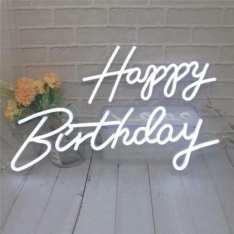 Factory wall flex better together open led light neon sign board logo business wedding happy birthday acrylic custom neon sign