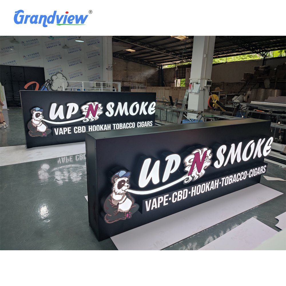 Manufacturer Custom Smoke Shop Led Sign Board Window Led Business Signage Electronic letter Signs