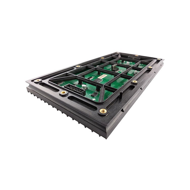P8 SMD 3535 RGB full color LED display unit board 32x16 pixel 256mmx128mm 1/4 scan LED module