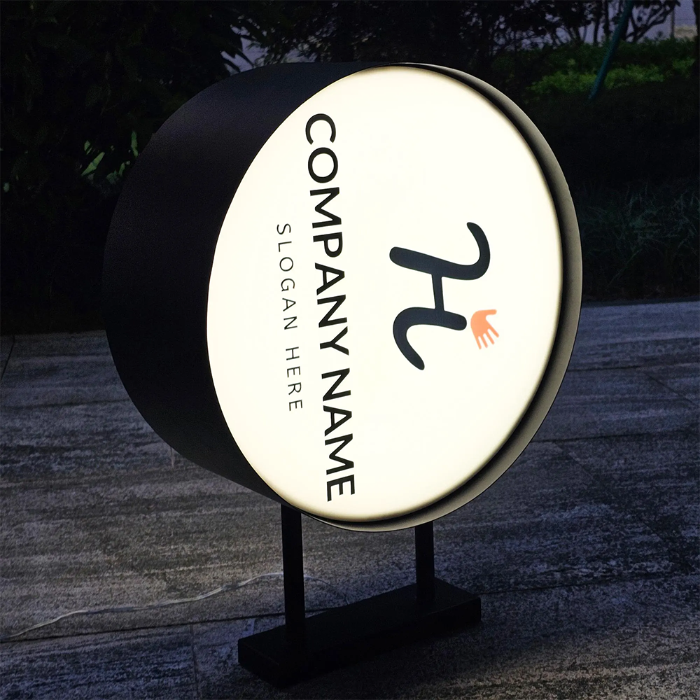 Free Design Custom Advertising Light Box Double Sides Outdoor Advertising Board LED Light Box for Shop Business