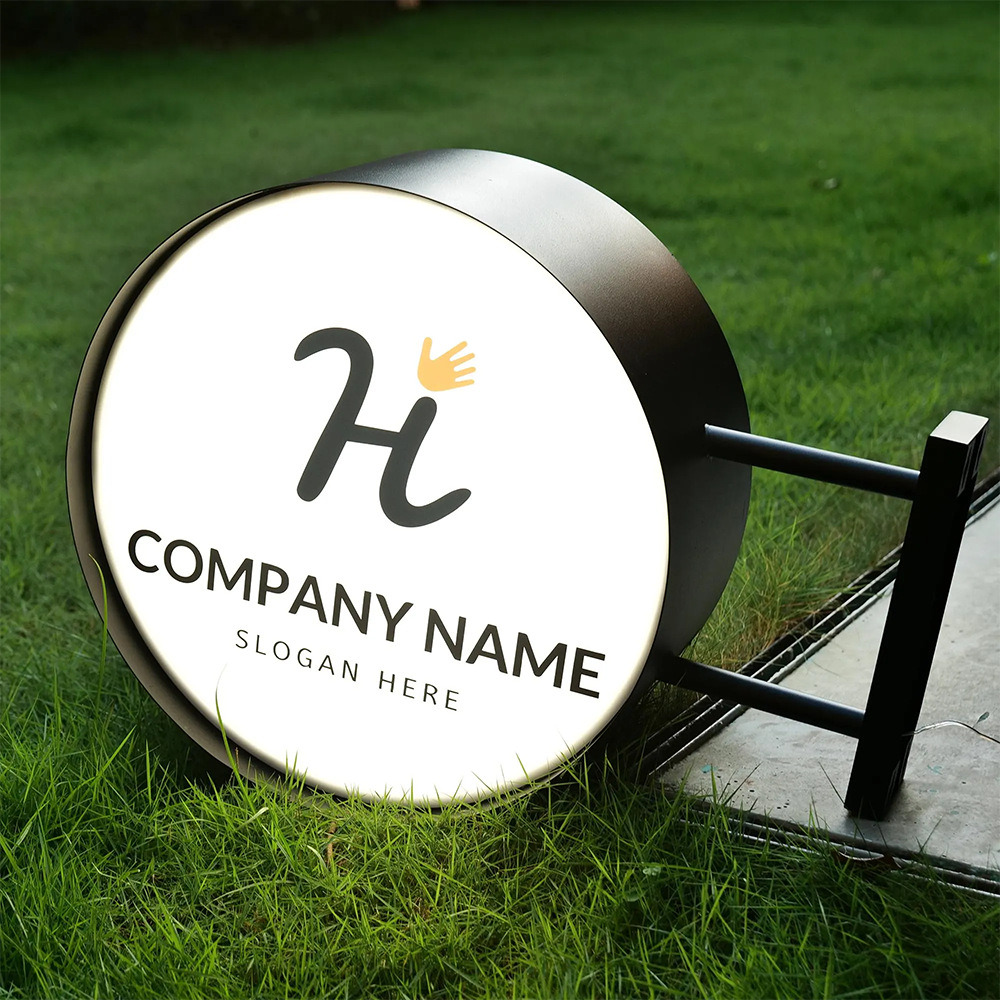 Free Design Custom Advertising Light Box Double Sides Outdoor Advertising Board LED Light Box for Shop Business