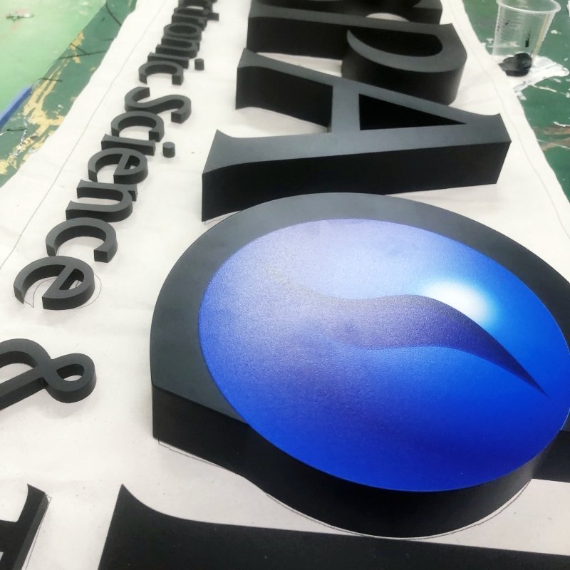2023 Commercial company logo advertising metal signage office name sign board