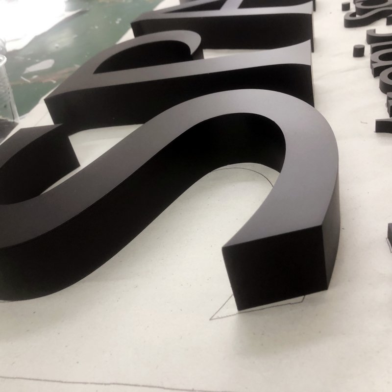 2023 Commercial company logo advertising metal signage office name sign board