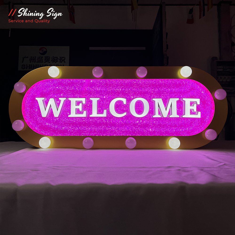 Custom Acrylic Sign Led Luminous Advertising Light Box Board Wall Office Store Outdoor 3D Letter Logo Signboard