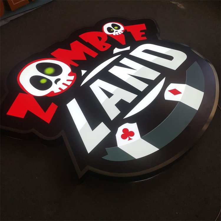 Sign Board Outdoor Advertising Shop Frontlit Led Custom Light Box Signage