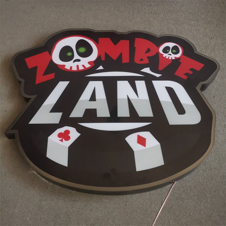 Sign Board Outdoor Advertising Shop Frontlit Led Custom Light Box Signage