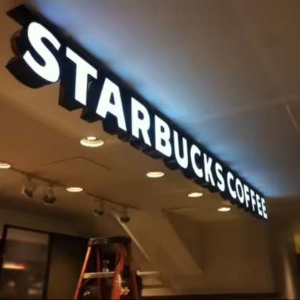 illuminated advertising boards illuminated letters custom logo office business Cheap signs logo outdoor