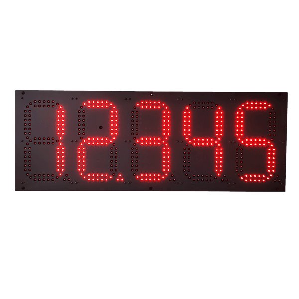 Factory Customized LED gas price screen 7 segments led oil gas station sign with remote control
