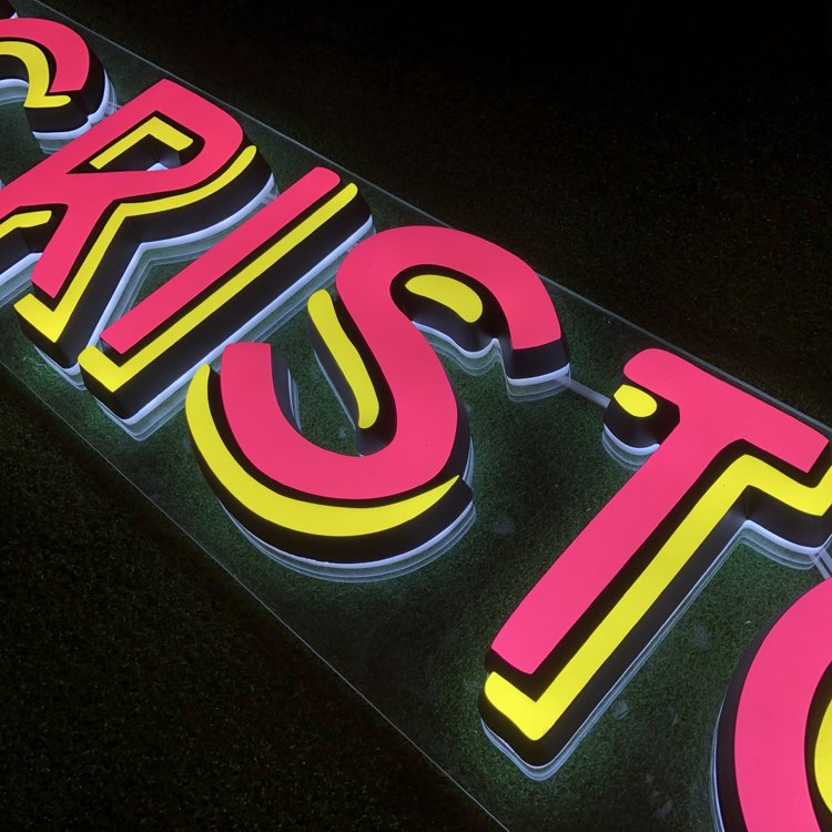 Acrylic letters 3d logo sign 3d signage custom advertising outdoor acrylic name boards letters 3d custom led sign for business
