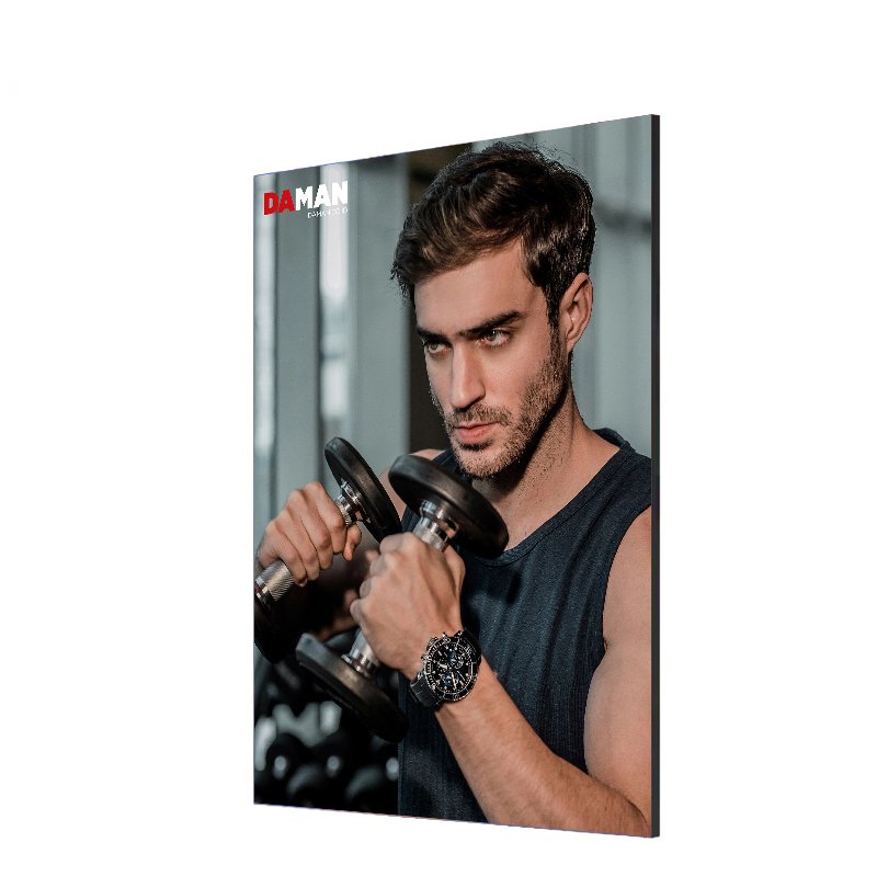 85 inch hanging frameless digital signage LCD LED screen indoor slim edge advertising machine menu display board