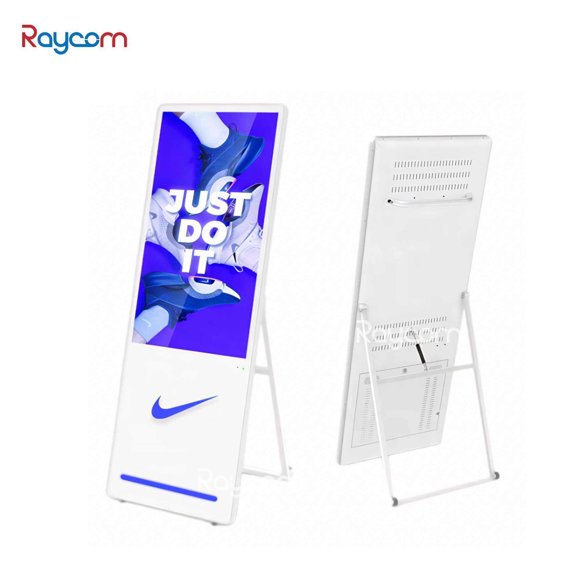 Raycom 40-Inch Android Indoor Kiosk LCD Screen Advertising Poster Display Free Standing Digital Bill Board Elevator Use SDK