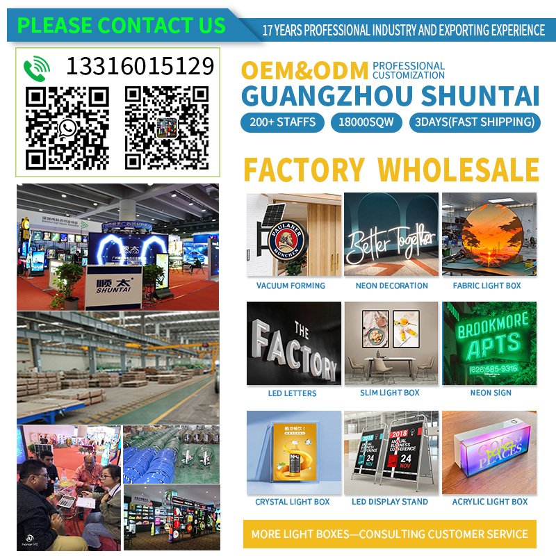 Manufacturer Ultra-Slim Aluminum Profile LED Light Box Sign Backlit Rectangle Display For Advertising Posters & Banners