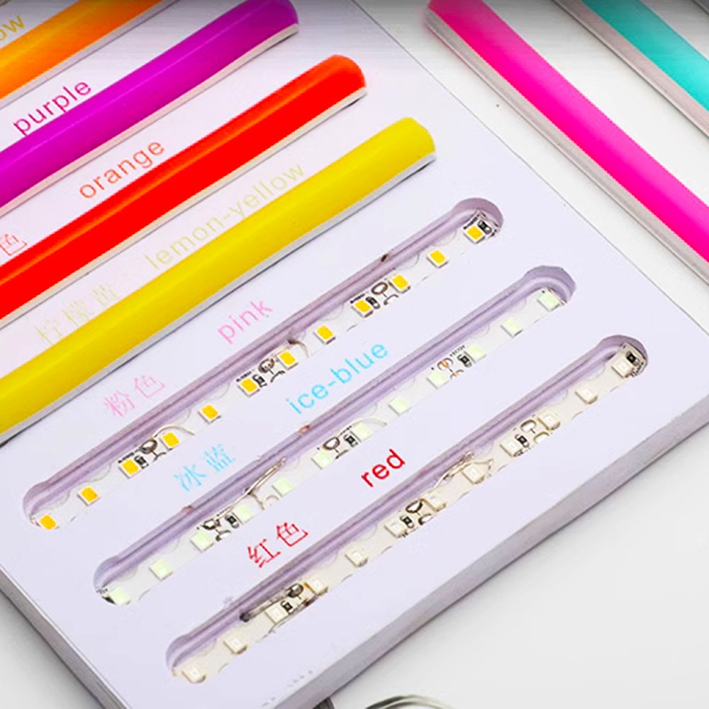 New generation separated split neon tubes 12V flexible strip silicone separently neon flex led neon lights