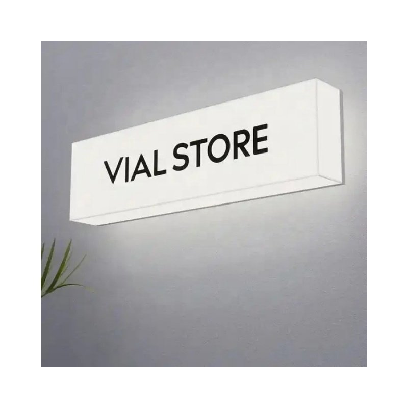 Hollow Double-Sided Long Life Font Customized Stainless Steel LED Sign Round Advertising Light Box