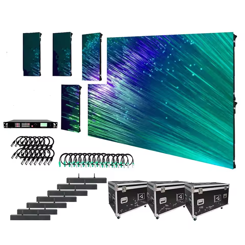 Outdoor Digital Signage Splicing Wall LED Advertising Board 500*500 Stage Activity Cabinet Type LED Rental Display