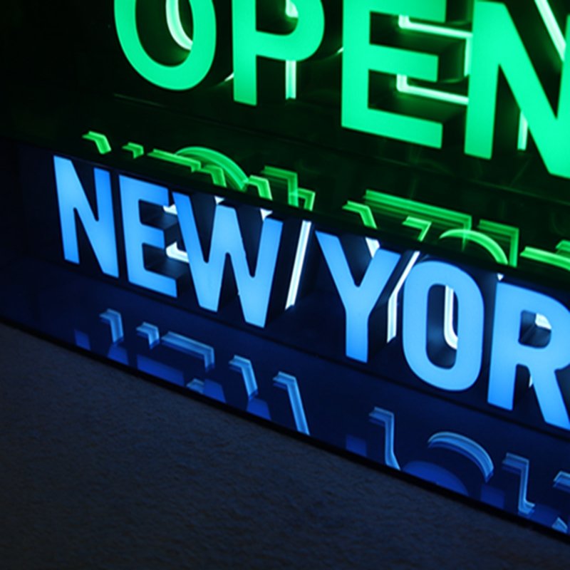 LC Wholesale Price outdoor Indoor custom sign led letters 3d logo mini led illuminated acrylic Light box sign