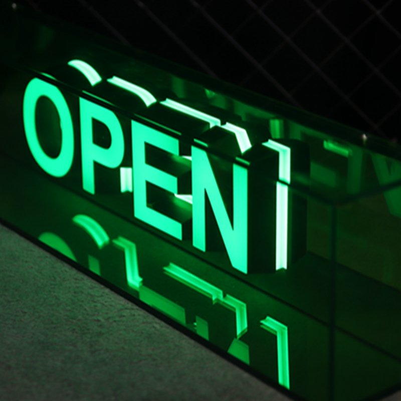 LC Wholesale Price outdoor Indoor custom sign led letters 3d logo mini led illuminated acrylic Light box sign