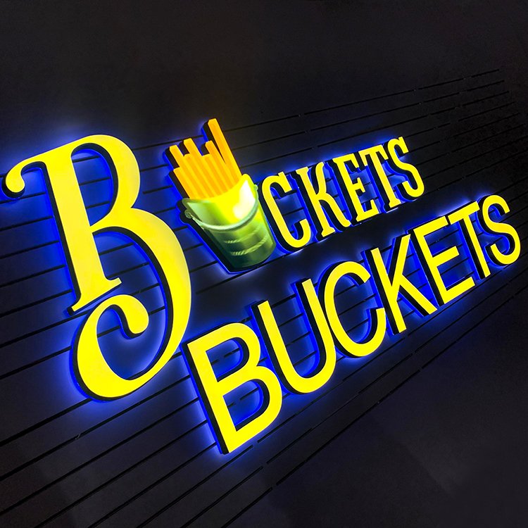 Acrylic Store Wall Logo Sign Company Business channel letter Wall led Sign Office 3d Led Custom Led letter Metal Channel Letter