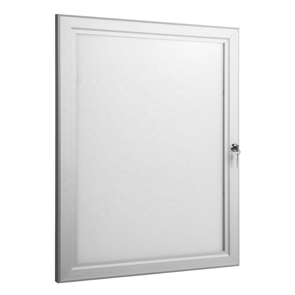 A1 Advertising Boards mitred corner aluminum Picture snap frames with lock lockable poster frame
