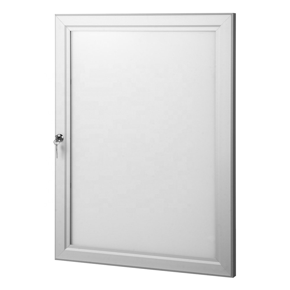 A1 Advertising Boards mitred corner aluminum Picture snap frames with lock lockable poster frame