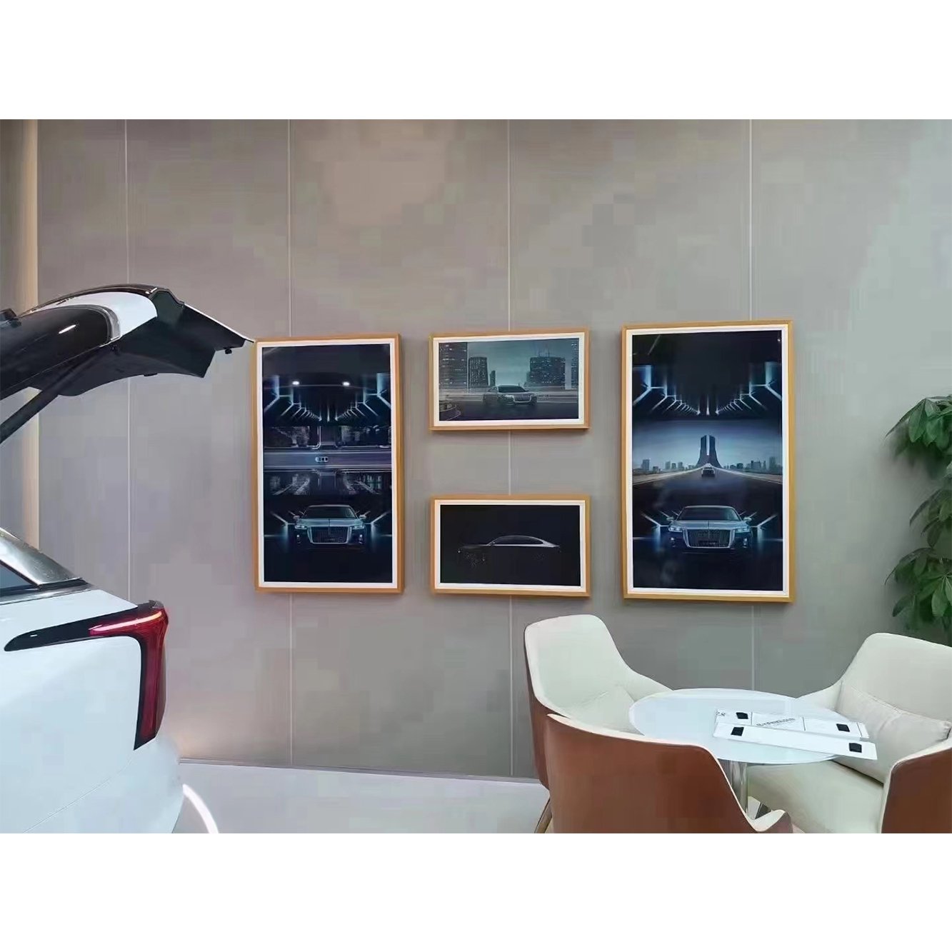 Art Photo Frame Display UHD high brightness facing lcd display digital signage and displays advertising