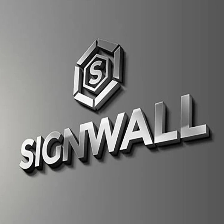 Custom metal sign 3d letter signage sign board outdoor signs for business