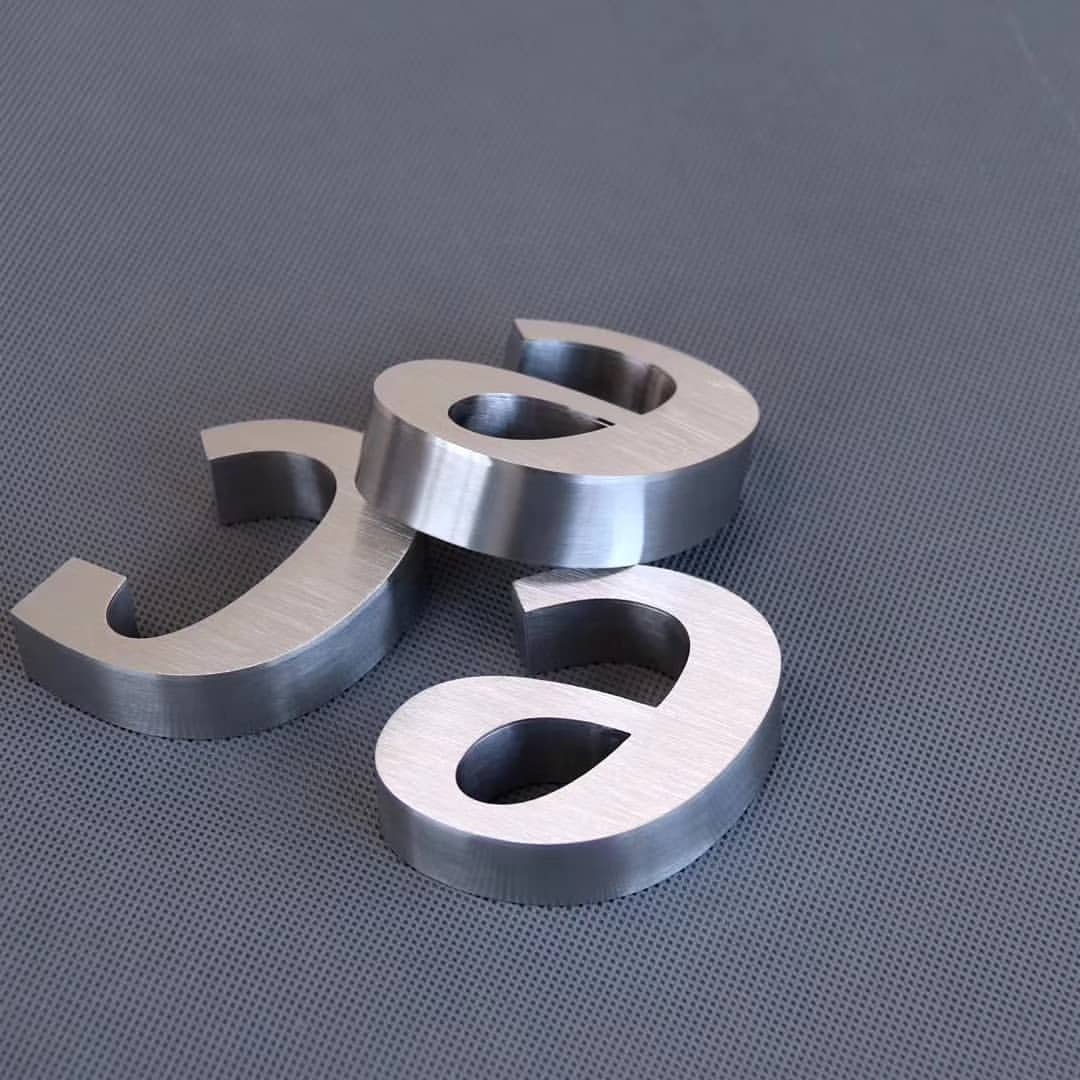 Custom metal sign 3d letter signage sign board outdoor signs for business