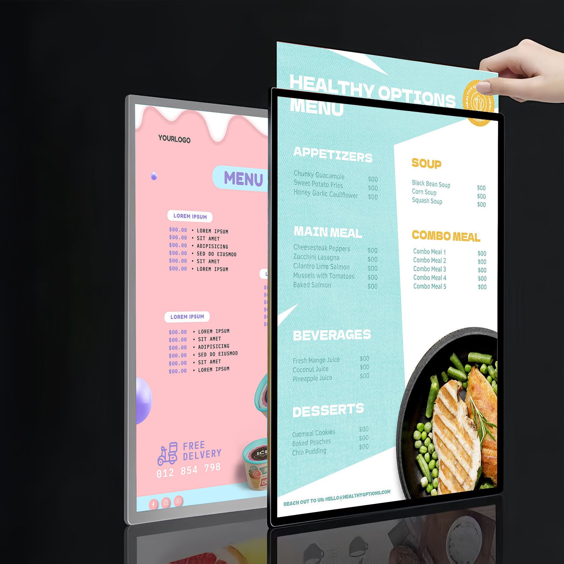 Customized movie poster light box led slim light box Ad LED Poster Frame indoor square advertising light box