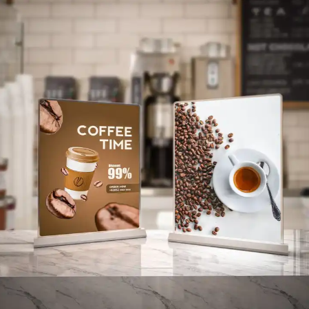 Restaurant Menu Light Board in Fast Food Cafe Advertising Table LED Box Desktop Menu Light Box Restaurant