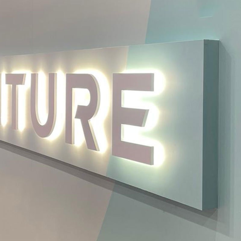 Beauty Studio Logo Custom Led Light Sign Backlit Led Luminous Character Advertising Shop Name Board 3D Letter Sign Board