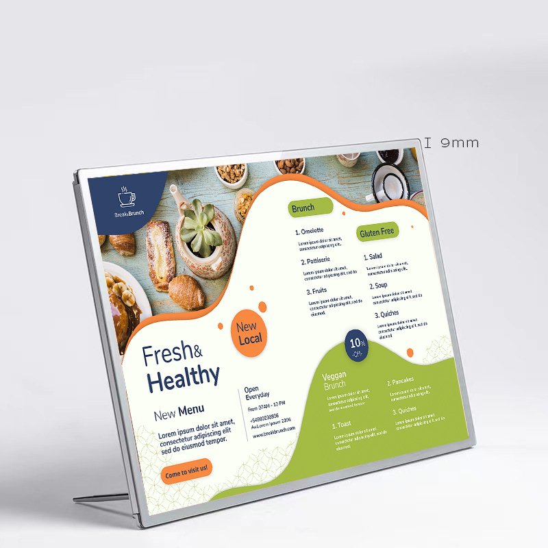 Shop Outdoor ultra thin Light Box Picture Frames For Advertising Display Illuminated Advertising Sign Board Led slim light box
