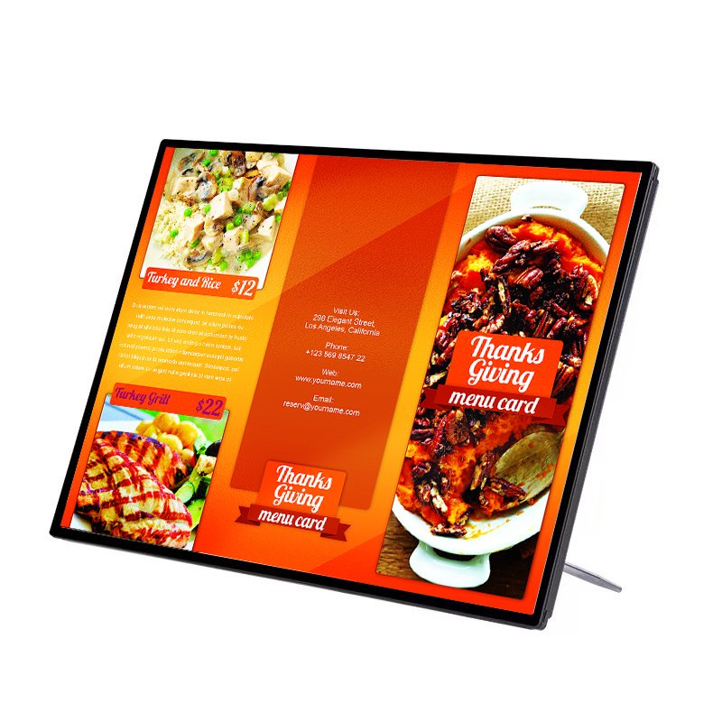 Shop Outdoor ultra thin Light Box Picture Frames For Advertising Display Illuminated Advertising Sign Board Led slim light box