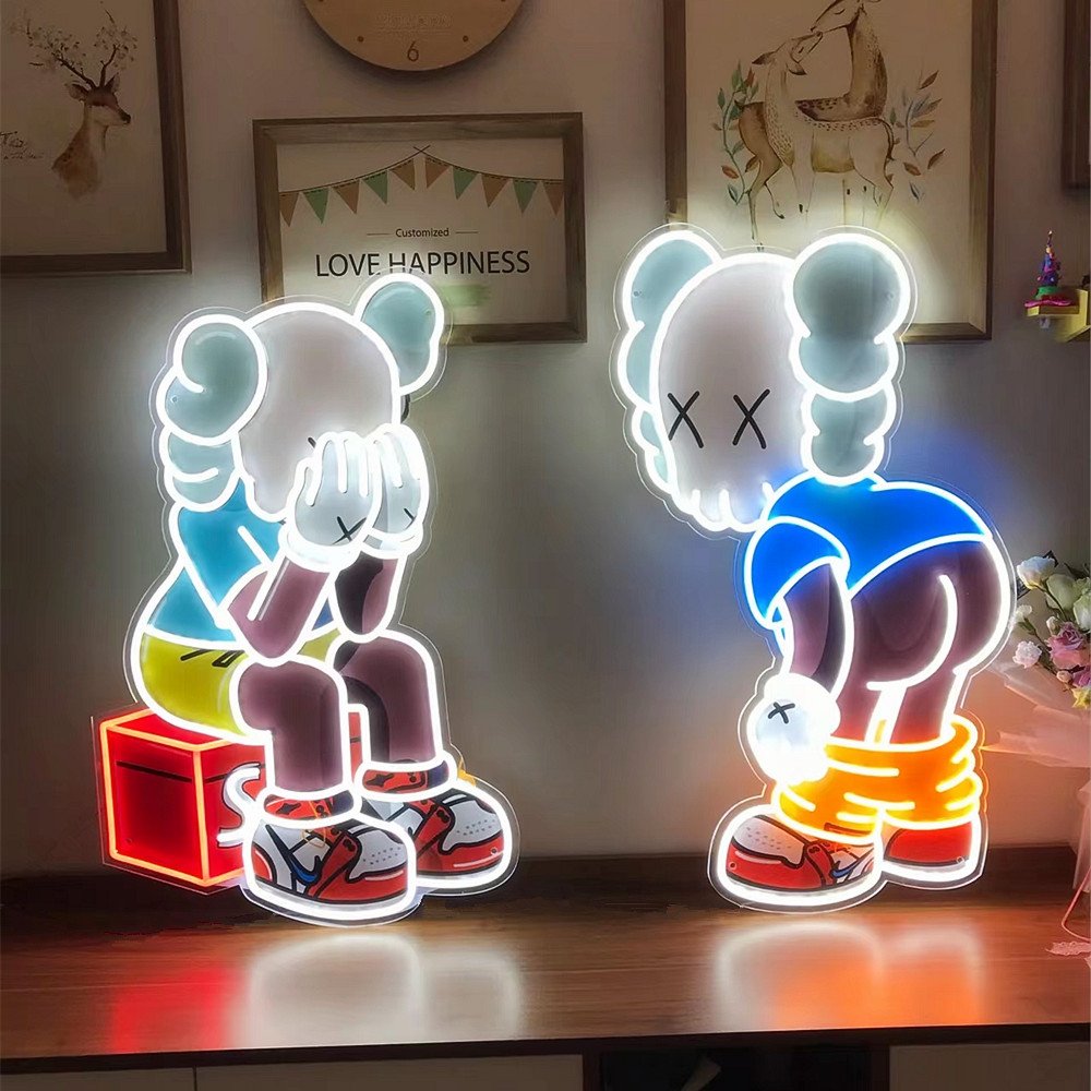 UV Printed Custom Neon Sign Business Logo Neon Name Sign Advertising Board Design Switching Power Supply For Led Strip Light