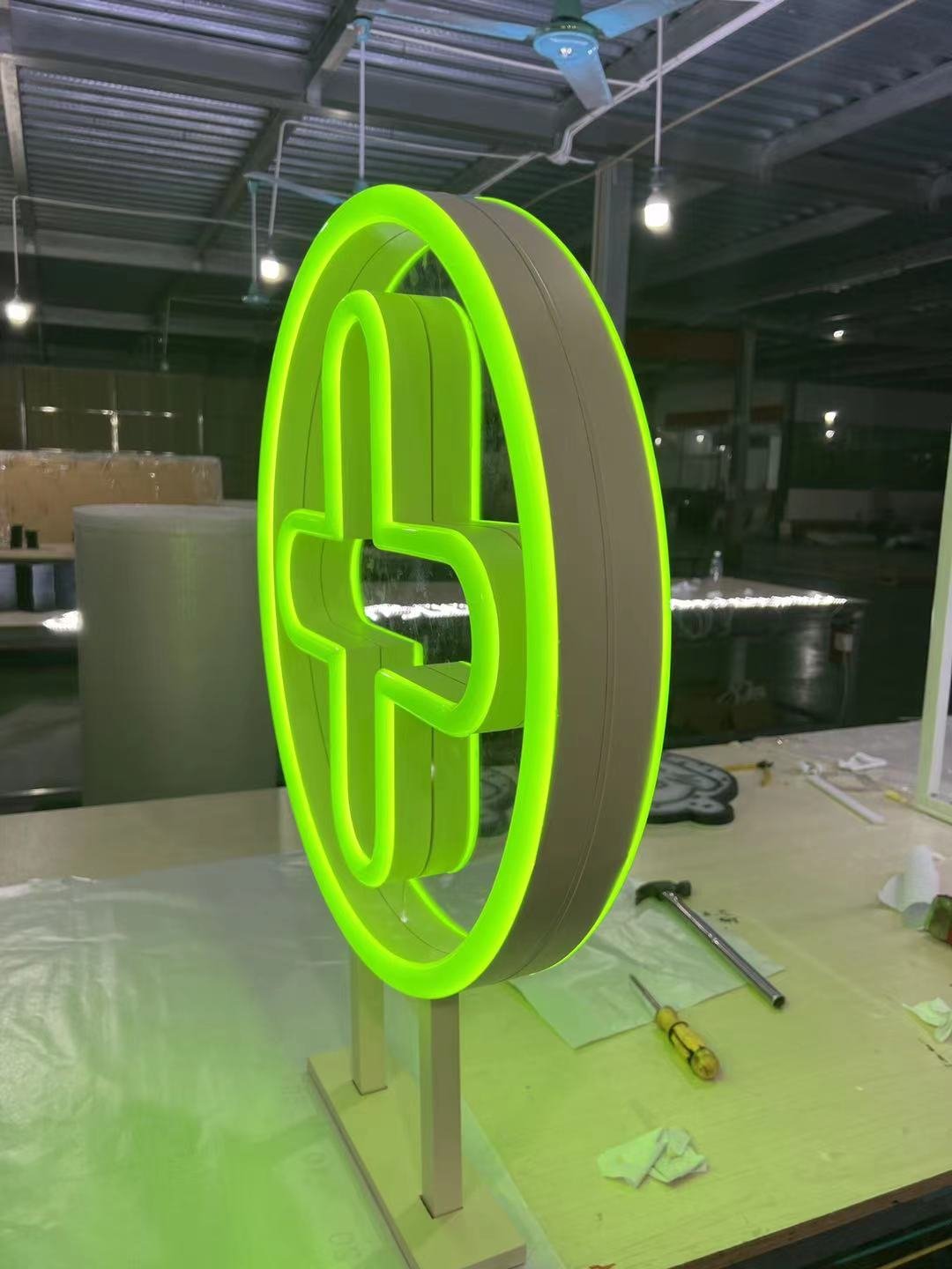 Custom outdoor pharmacy 3D led letter sign 3D enseigne lumineuse luminous letter signage