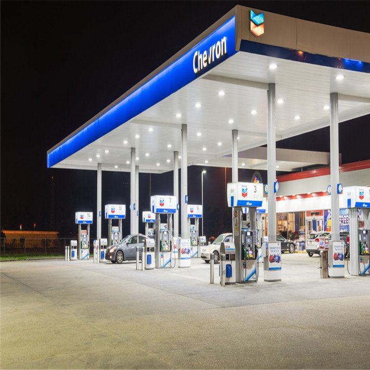 Filling Station Signage Sign Advertising Illuminate Free Standing Pylon Sign Boards