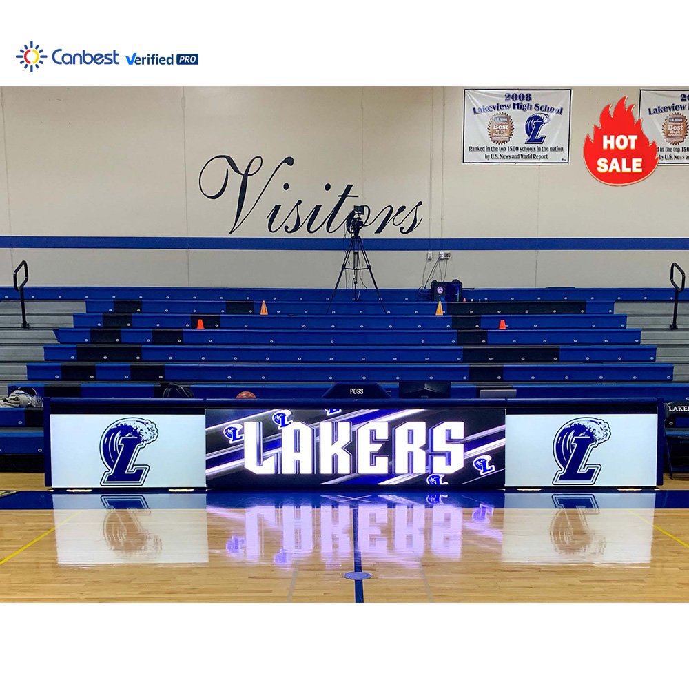 Large Pitch Court Perimeter Panel Sign Led Advertising Boards Display Screen For Stadiums Football Field Sport Events