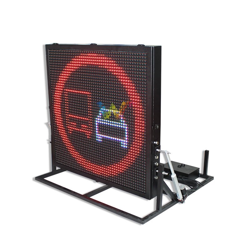 Shenzhen Solar folding car LED advertising screen portable vms mobile variable information sign with trailer traffic display