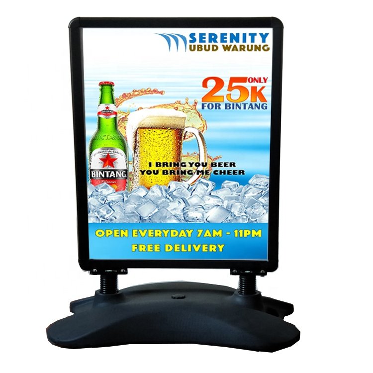 Hot Sale A Sign Board Poster Stand with Water Base