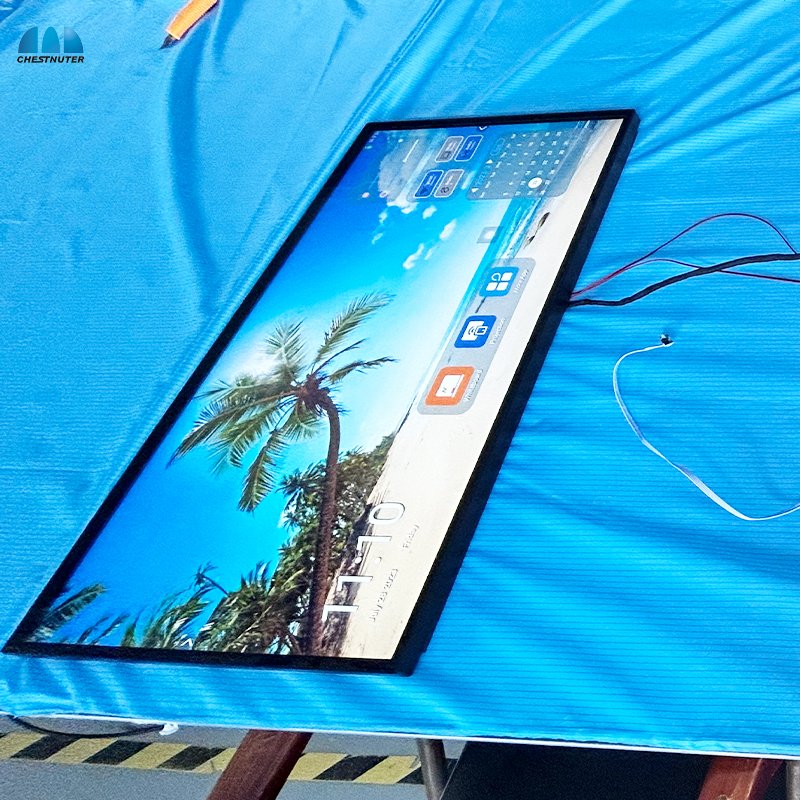 32 Inch 1000nits High Brightness Hanging Shop Advertising Display Window Facing Monitor LCD Digital Signage And Displays