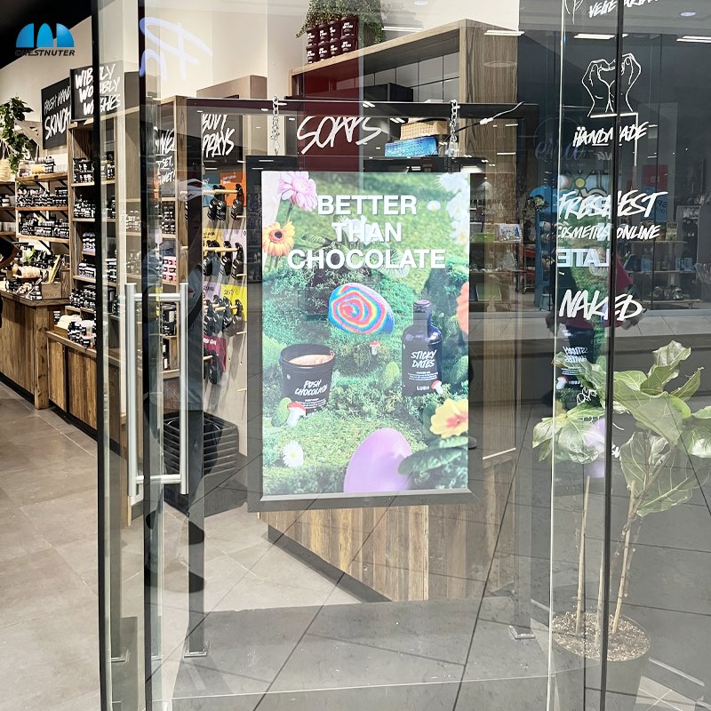32 Inch 1000nits High Brightness Hanging Shop Advertising Display Window Facing Monitor LCD Digital Signage And Displays