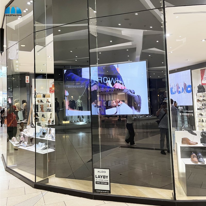 32 Inch 1000nits High Brightness Hanging Shop Advertising Display Window Facing Monitor LCD Digital Signage And Displays