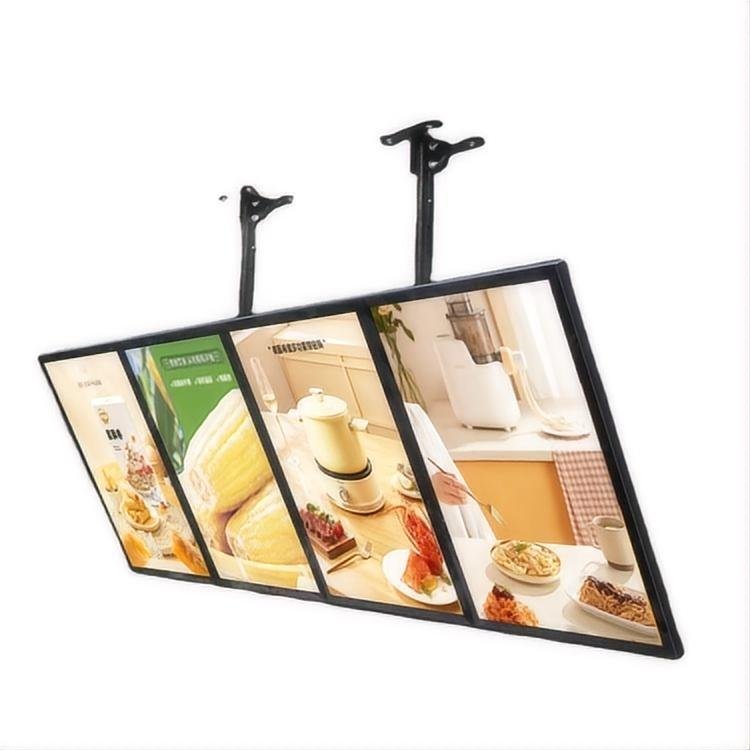 High quality custom food truck billboard Restaurant display board menu board ultra thin led advertising light box
