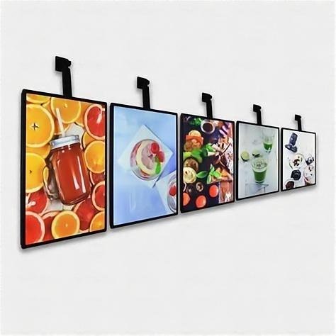 High quality custom food truck billboard Restaurant display board menu board ultra thin led advertising light box