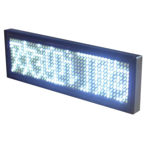 Multi-language LED Programable Badges Name Tags Green Scrolling Text Message Name Card tag Sign Advertising Board